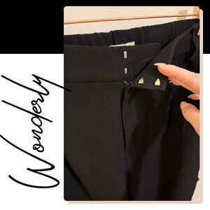 Wonderly Black Wide Leg Dress Pants | Women’s Size 14 | Career Work Trousers